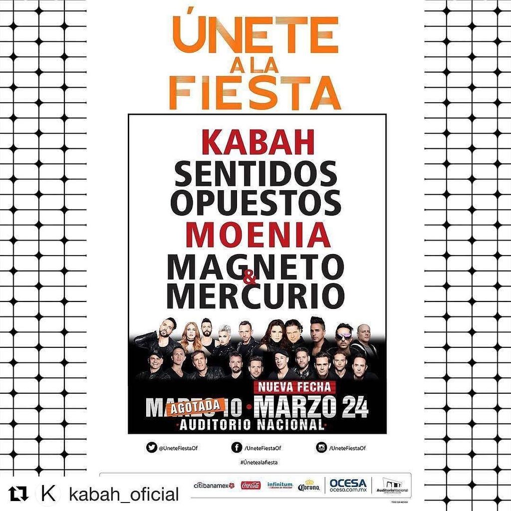 Rene_Ortiz's tweet photo. #Repost @kabah_oficial with @repostapp
・・・
Primer fecha SOLD OUT!! Boletos disponibles par… https://t.co/Dvk566MWFA https://t.co/9vy8fRBXwX