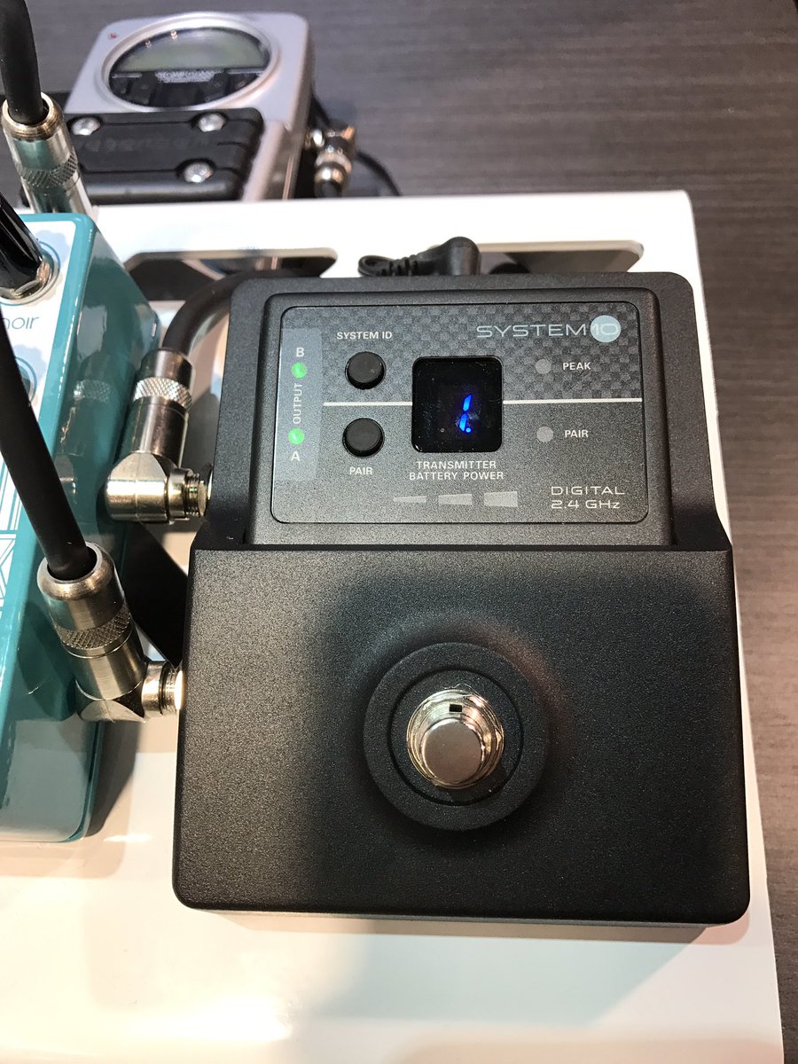 GuitarWorld's tweet photo. Have you tried the System 10 stompbox yet? #NAMM2017 @AudioTechnicaUK #DigitalWirelessSystem https://t.co/hJ6sqXTRcg
