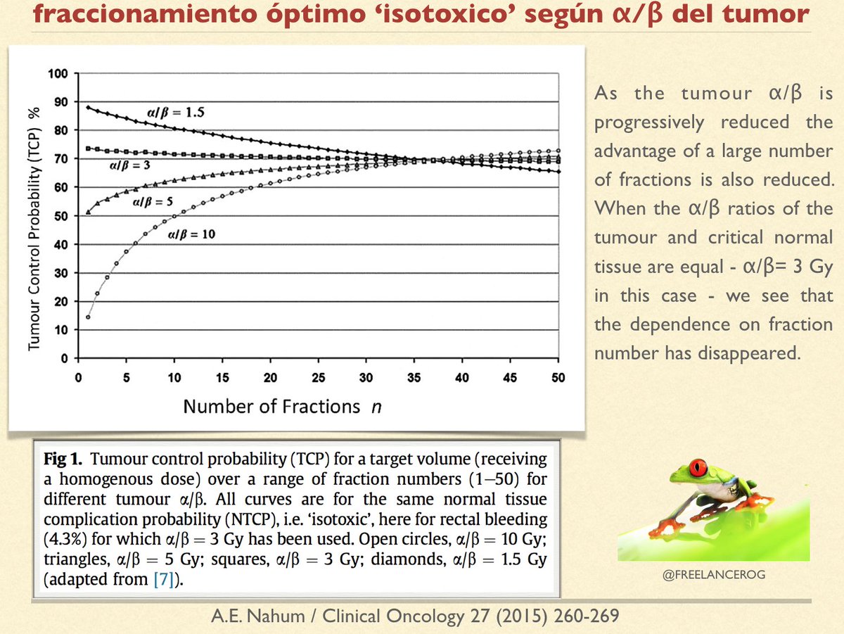 FREELANCEROG's tweet photo. El fraccionamiento óptimo en radioterapia varía según la radiosensibilidad del tumor
#yosoyradioncologo https://t.co/wFAVKiJnRg