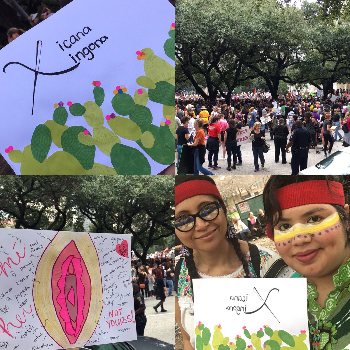 #womensmarch #Houston #Chicana