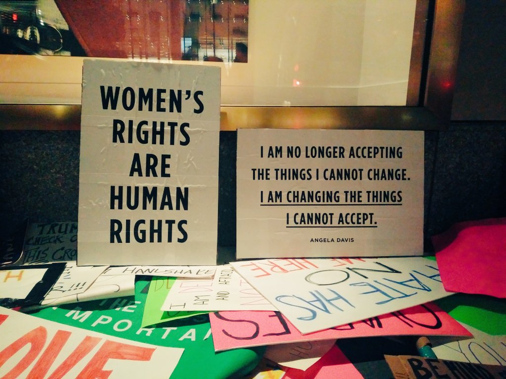 LensOfNYC's tweet image. Somethings that the people of New York City have made clear today #WomensMarch #NewYorkCity #NYCLens