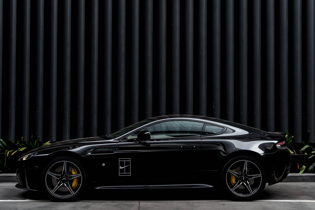 astonmartin's tweet image. Aston Martin dressed for the occasion at #AusOpen. We've been supporting @Nikecourt with VIP transport for players to the Rod Laver Arena.