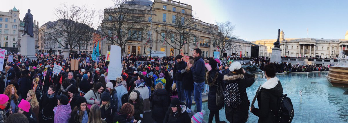 GemmaAnneStyles's tweet photo. #womensmarchlondon 🚺🚹🚼 proud to stomp in the cold today with my fellow nasty women 💪🏻 https://t.co/QYqnYSnYRp