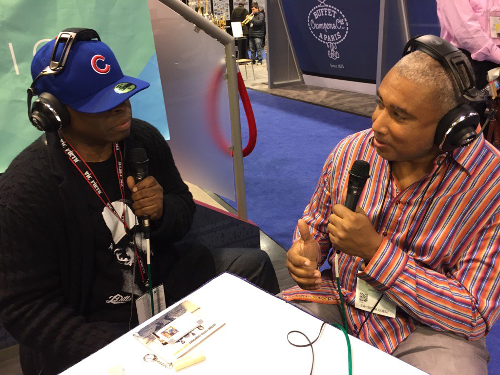 BuzzParade's tweet photo. .@NefofMiles interviews NY Yankees great Bernie Williams @bw51official #EvolutionOfTheGroove @dash_radio #NAMM2017 https://t.co/ZxgqrYMJXc