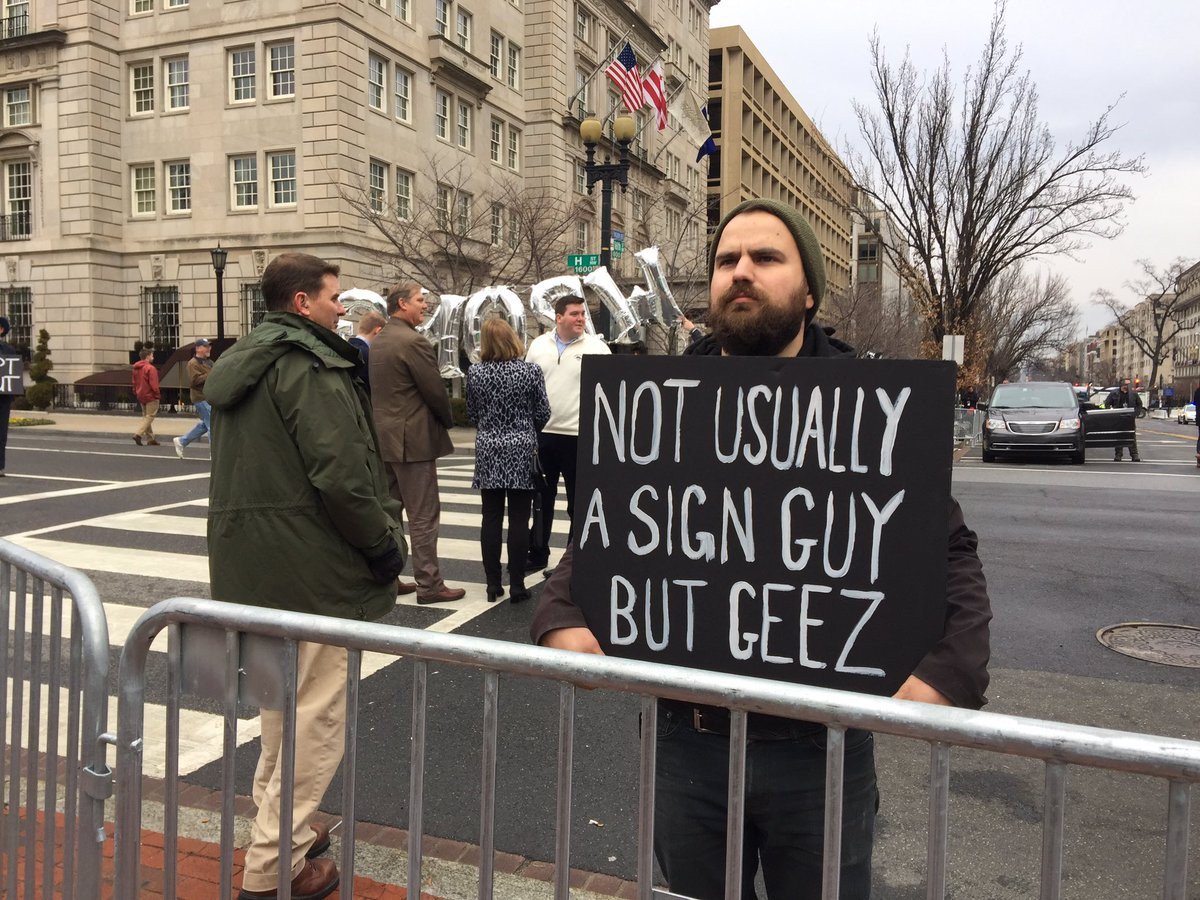 The best protest signs from the inauguration of Donald Trump: slate.me/2jN0w6B