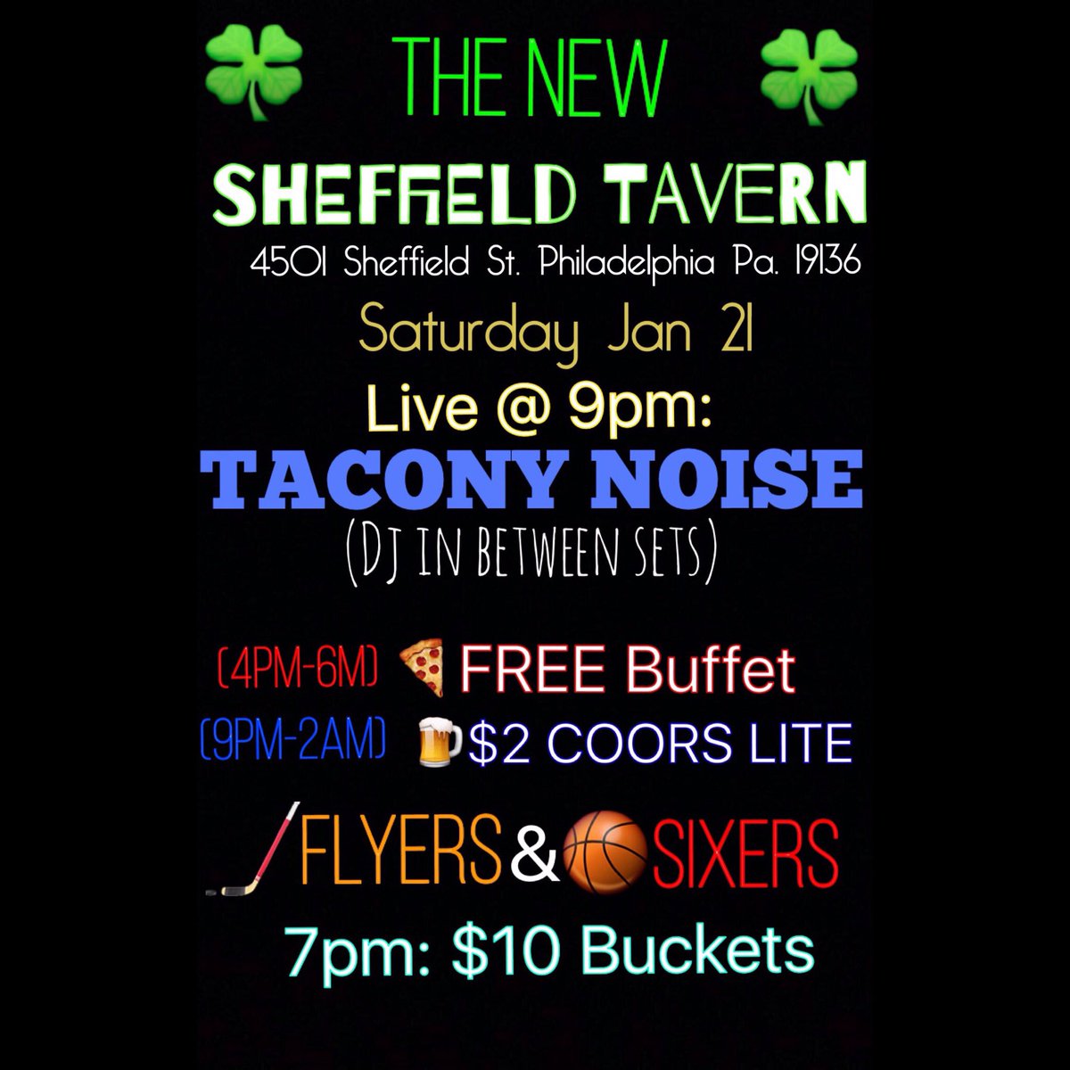 shefftavern's tweet photo. Come get your chance to be on TV. It's gonna be an epic night only at Sheffield Tavern😁 #FirstTweet #sheffield  #taconynoise #mayfair https://t.co/ZQXCjmUAxU