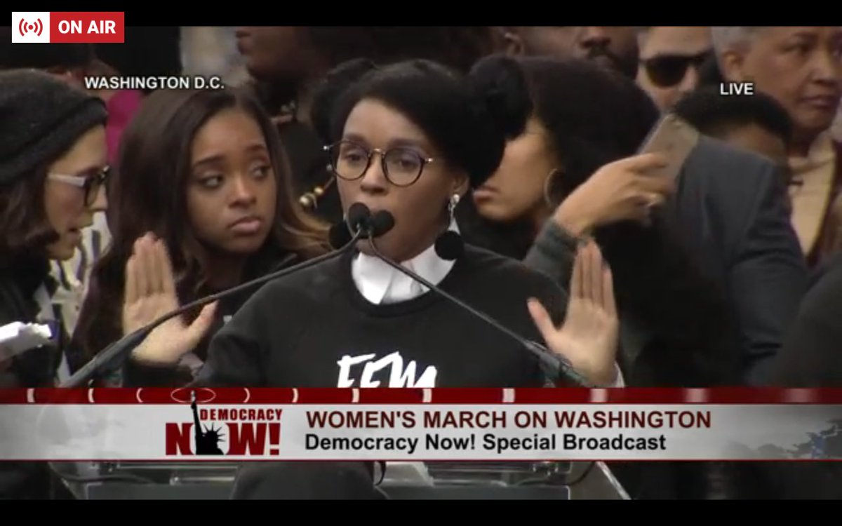 .@JanelleMonae: "That is what I am here to march against: the abuse of power" #WomensMarch https://t.co/tXYcD3O20K