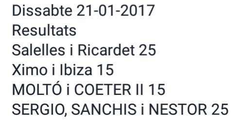 ZurdoPilota's tweet photo. Resultats de hui al @ZurdoPilota
@pilotaveu @Frediesport @diariserpis @CRONICASafor @MoshRodriguez @AjBellreguard @ElJocDelPoble  @fedpival https://t.co/dU40fFUYd9