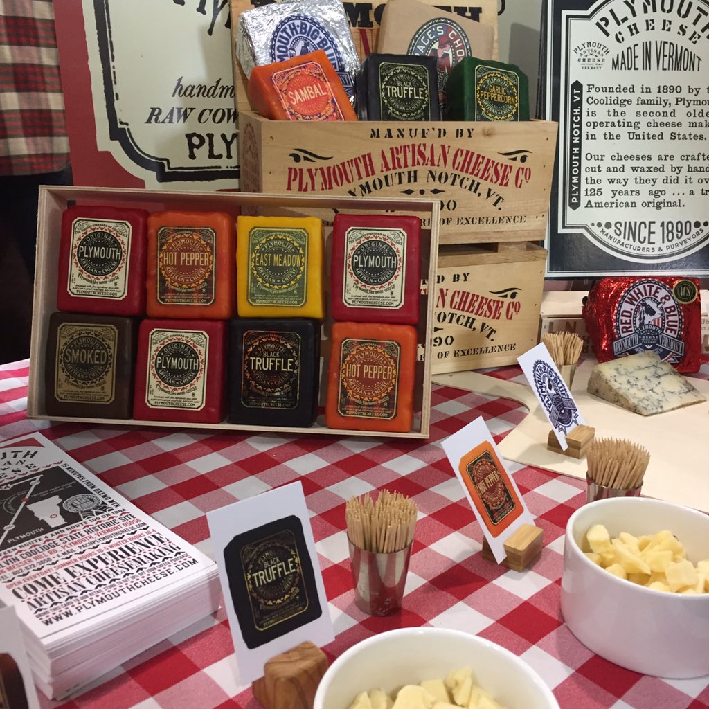 <a href="/PlymouthCheese/">Plymouth Cheese</a> lookin' 👌at the @goodfoodawards We love the seeing our Vermont friends here #goodfoodawards