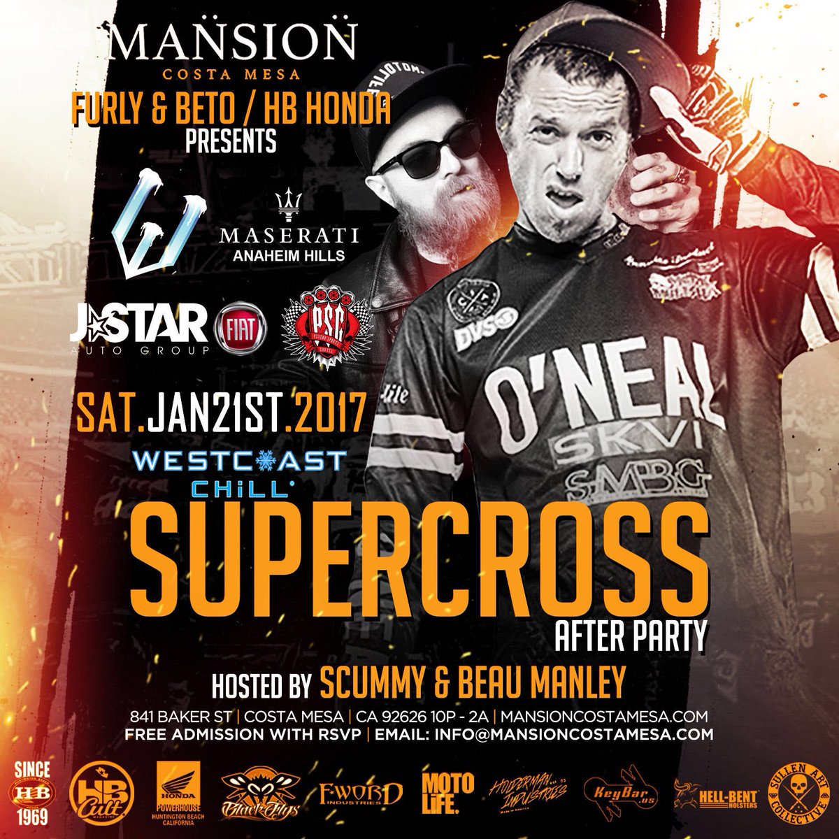 Tonight is the third and final #PureEnergy #SuperCross AfterParty of the season! Join our team tonight!