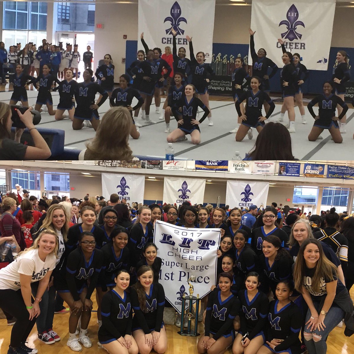 MooreHSCheer's tweet photo. CONGRATULATIONS MUSTANGS!!!! First place in Super Large 2017 LIT!!
#MooreCheer #hardwork #KnowMoore #getthisfloor https://t.co/PtuV0UTQHa