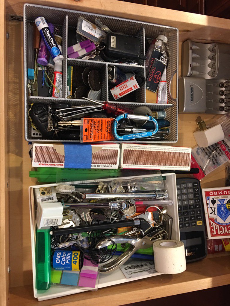 lmbatkinson's tweet image. Believe it or not this is an improvement #babysteps #declutter #lessjunk