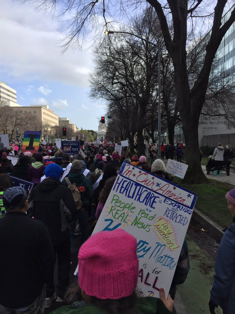#WomensMarch Sacramento 👊