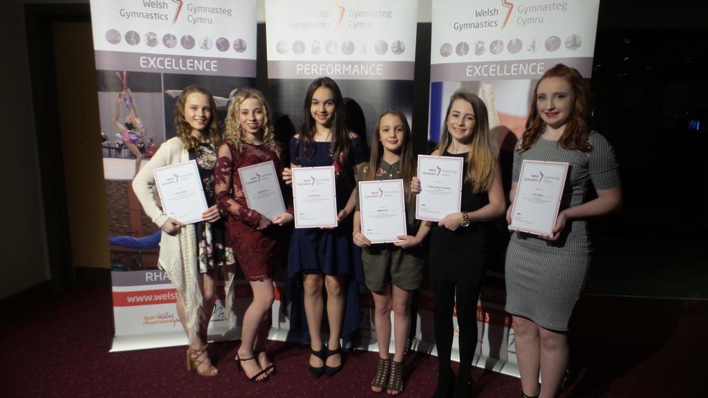 Congratulations to our aerobic gymnasts representing Wales #WGawards16