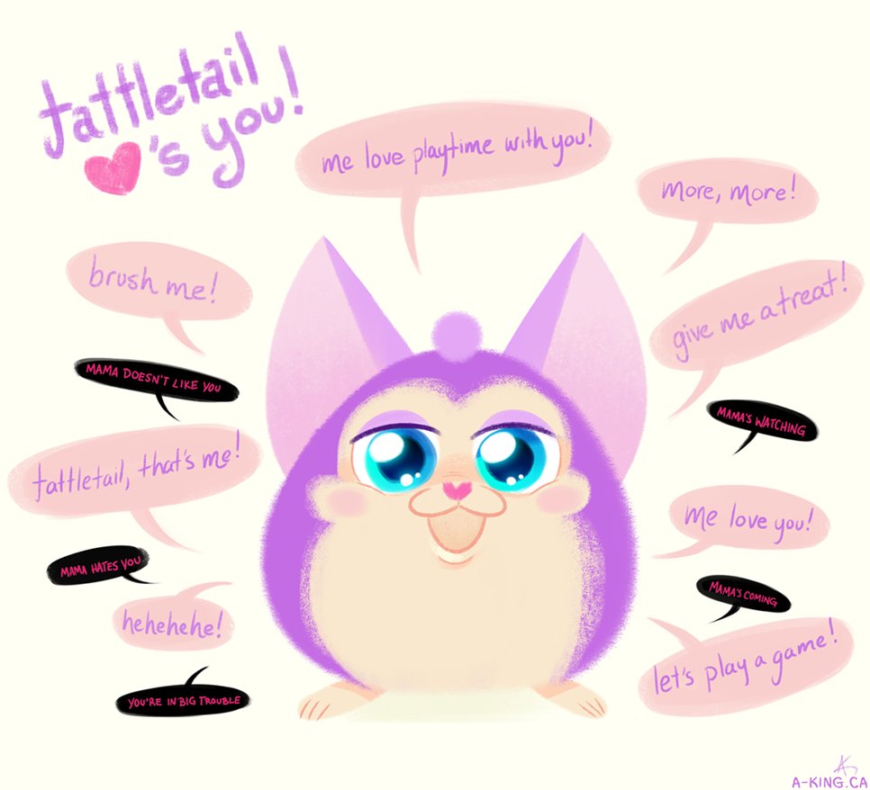 𝒜𝓎𝓁𝒾𝑒 🐇🌸 on X: Maybe it's a good thing I only ever owned the  mcdonalds version of 'tattletail' as a kid? XD #tattletail #fanart   / X