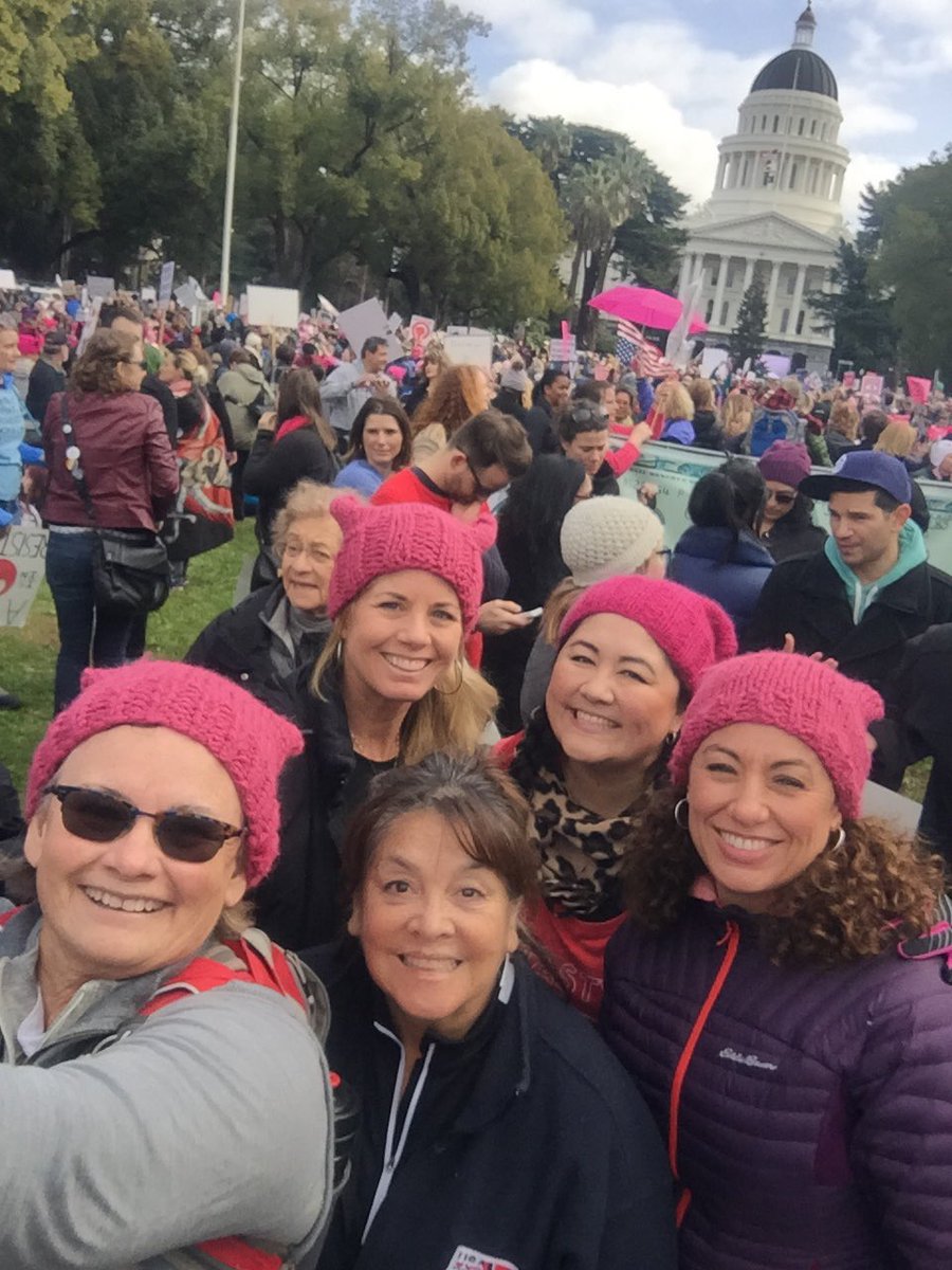 #WomensMarch #SacramentoProud
