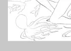 タコに目を描くと何となく春画風になりそうな気がするので自重 