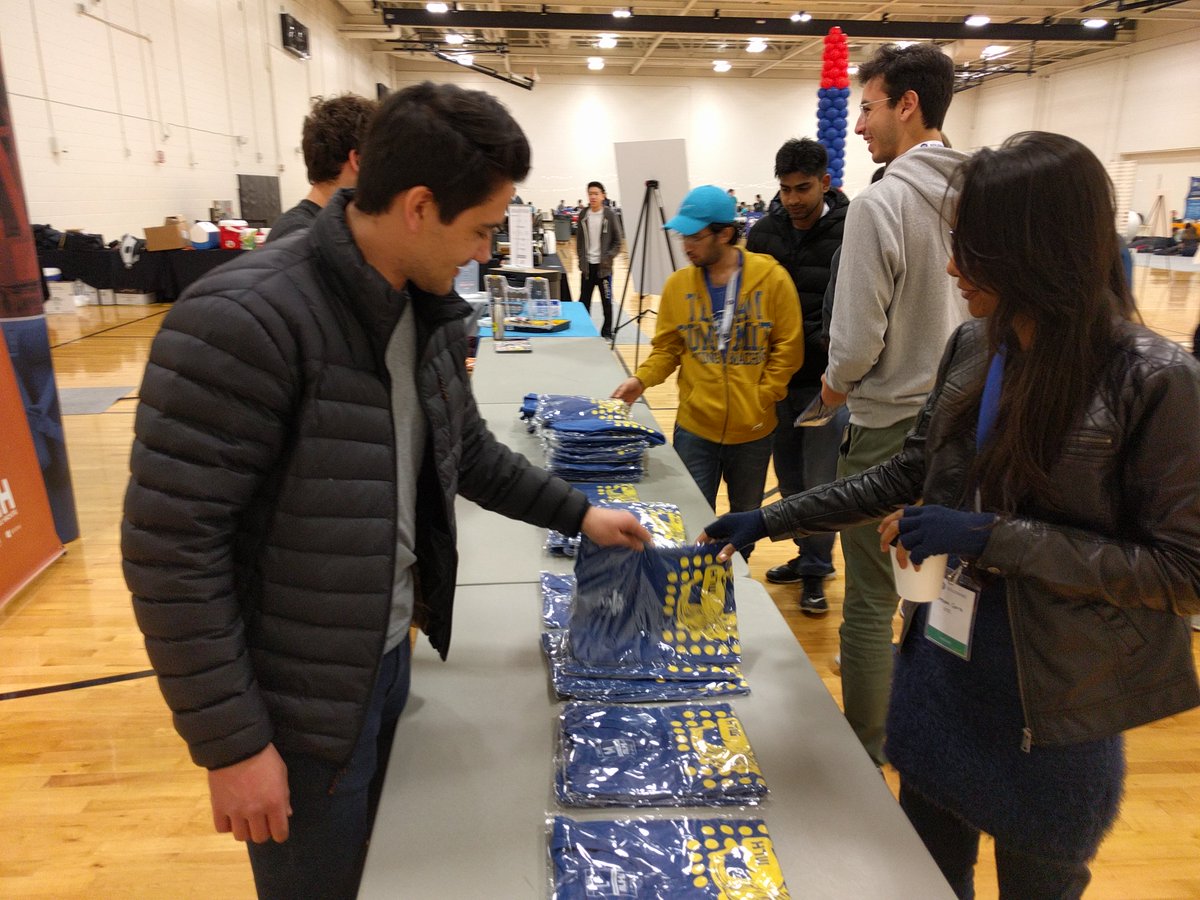 MLHacks's tweet image. Thanks @CapitalOne for the awesome season tshirts for @BoilerMake1 Always great to have Capital One staff help hand them out! #BoilerMake