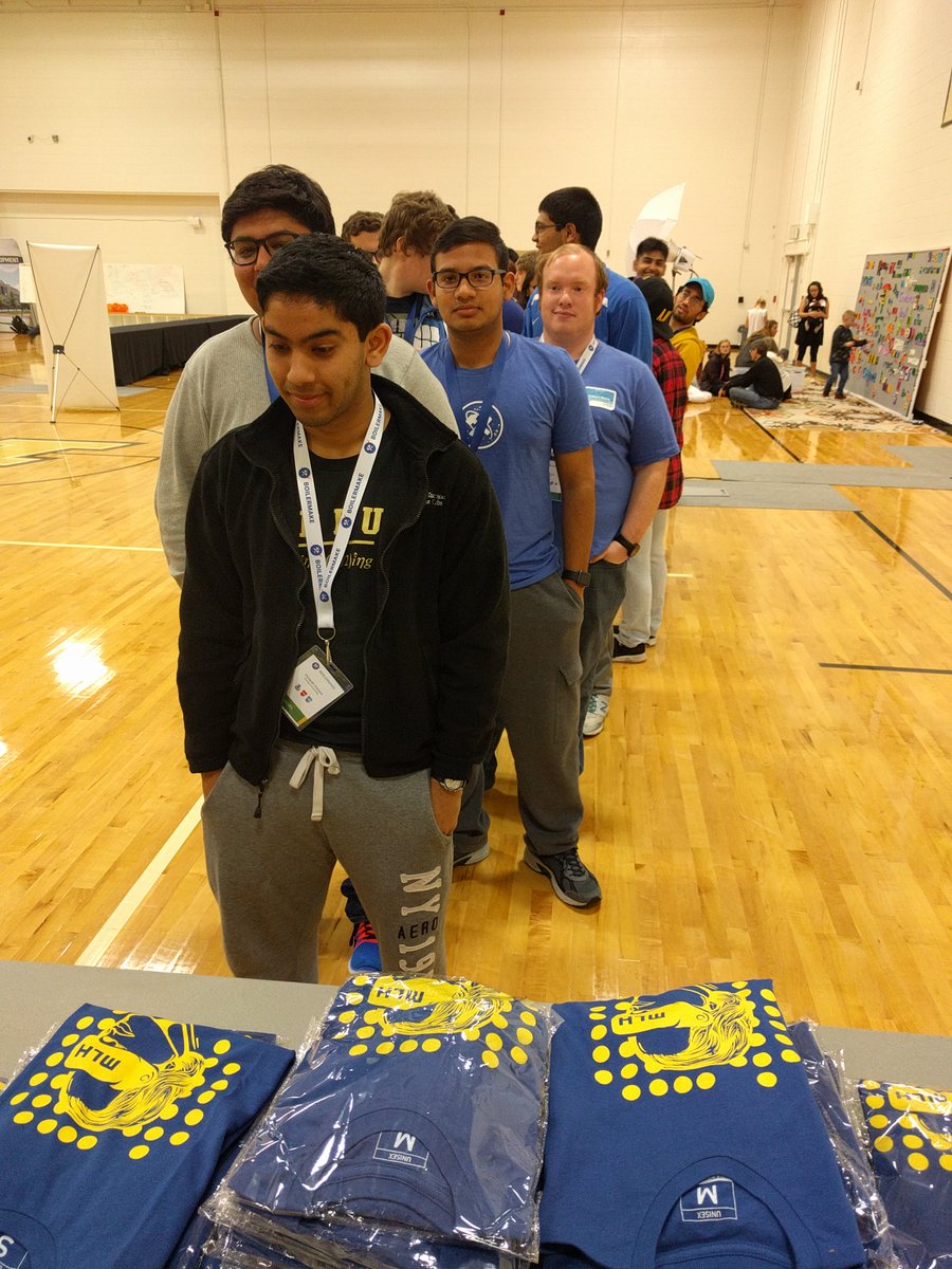 MLHacks's tweet image. Thanks @CapitalOne for the awesome season tshirts for @BoilerMake1 Always great to have Capital One staff help hand them out! #BoilerMake