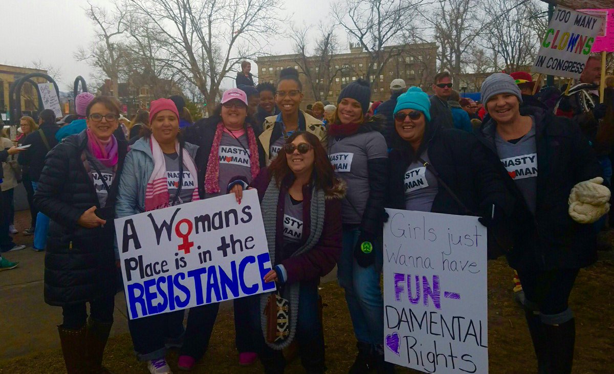 amiebennight's tweet photo. #WomensMarch  #nastywomenunite https://t.co/q0srVzFyzA