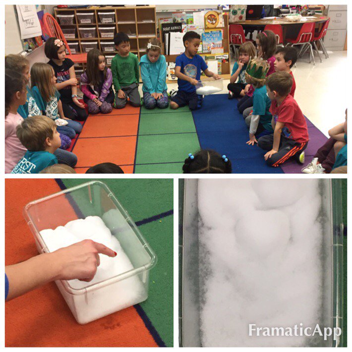 bunchcces's tweet photo. STEAM day fun!!  Students ❤️ making snow!! https://t.co/VyD5BbaOaC