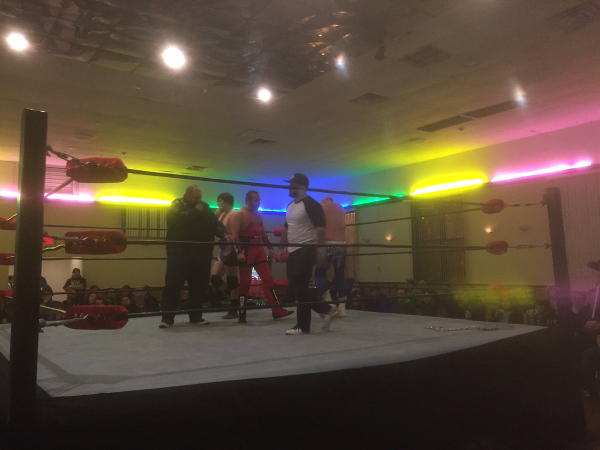 WrestlingMagic's tweet photo. Choas breaks lose and @SteveOff vows to #KillTheMagic https://t.co/g10mWHs38Q