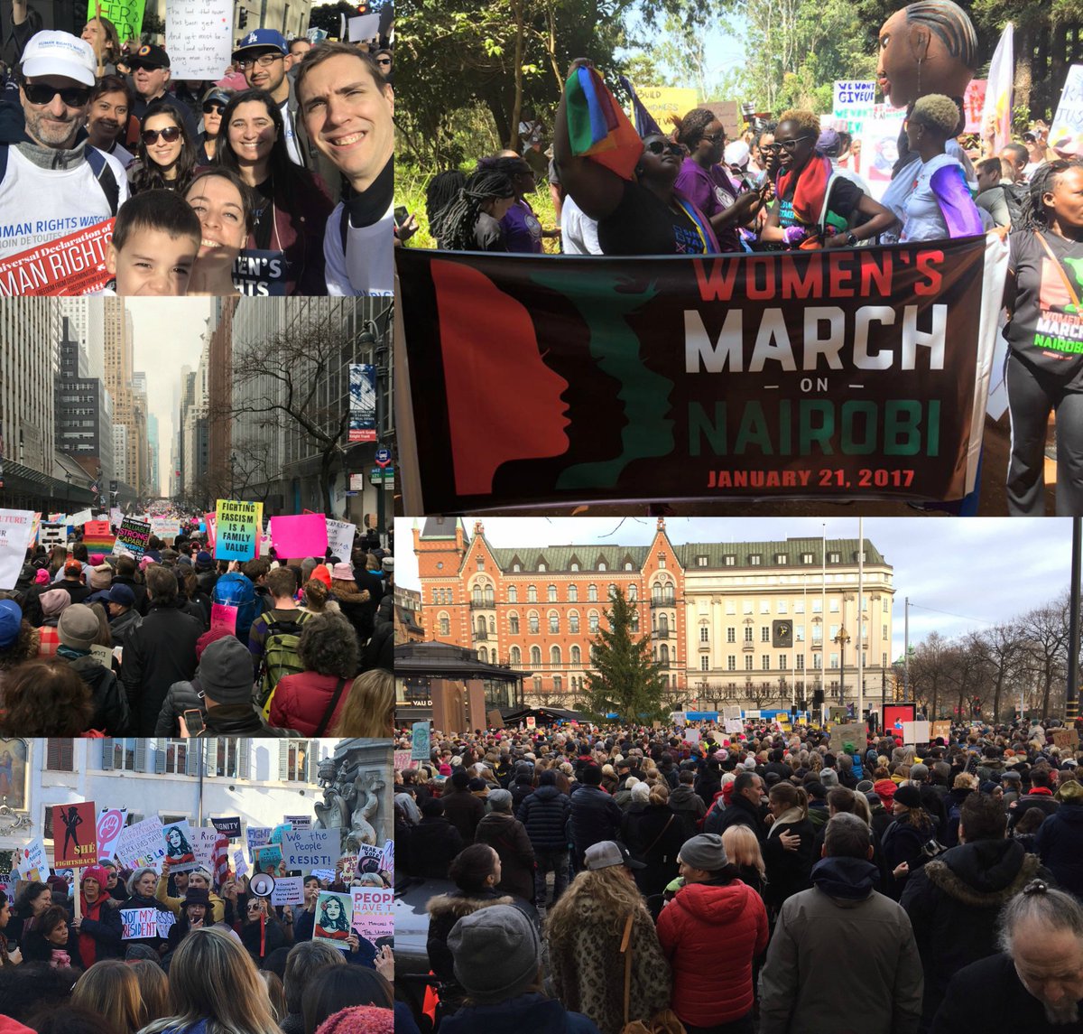 jimmurphySF's tweet photo. #WomensMarch Berlin, Brussels, Budapest, DC, London, Nairobi, NY, Rome, Stockholm, Sydney, Vienna More: https://t.co/EBF61eM44r #WhyIMarch https://t.co/oAsZOqEog1