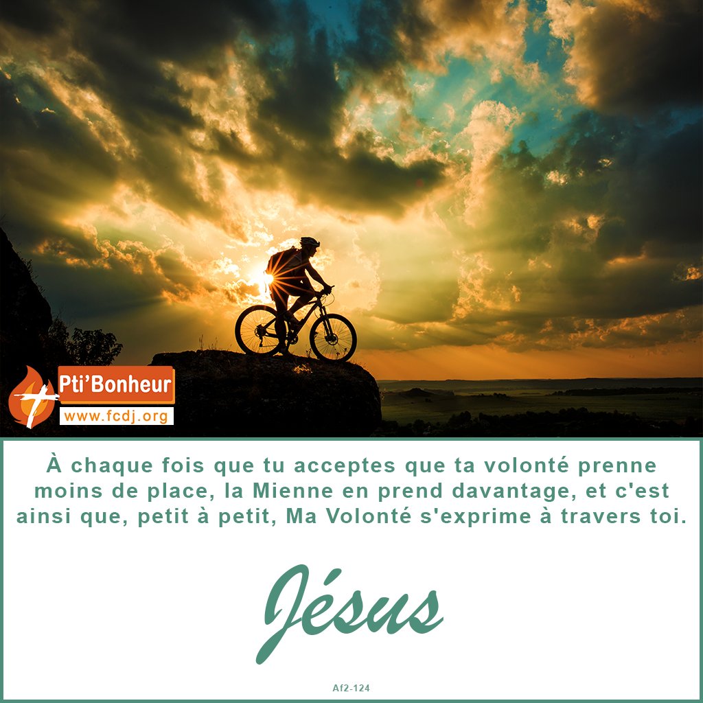 choisisdejesus's tweet photo. #Pti_Bonheur!
À chaque fois que tu #acceptes que ta #volonté prenne moins de #place...
#jesus #citationdujour https://t.co/t7d3jlw372
