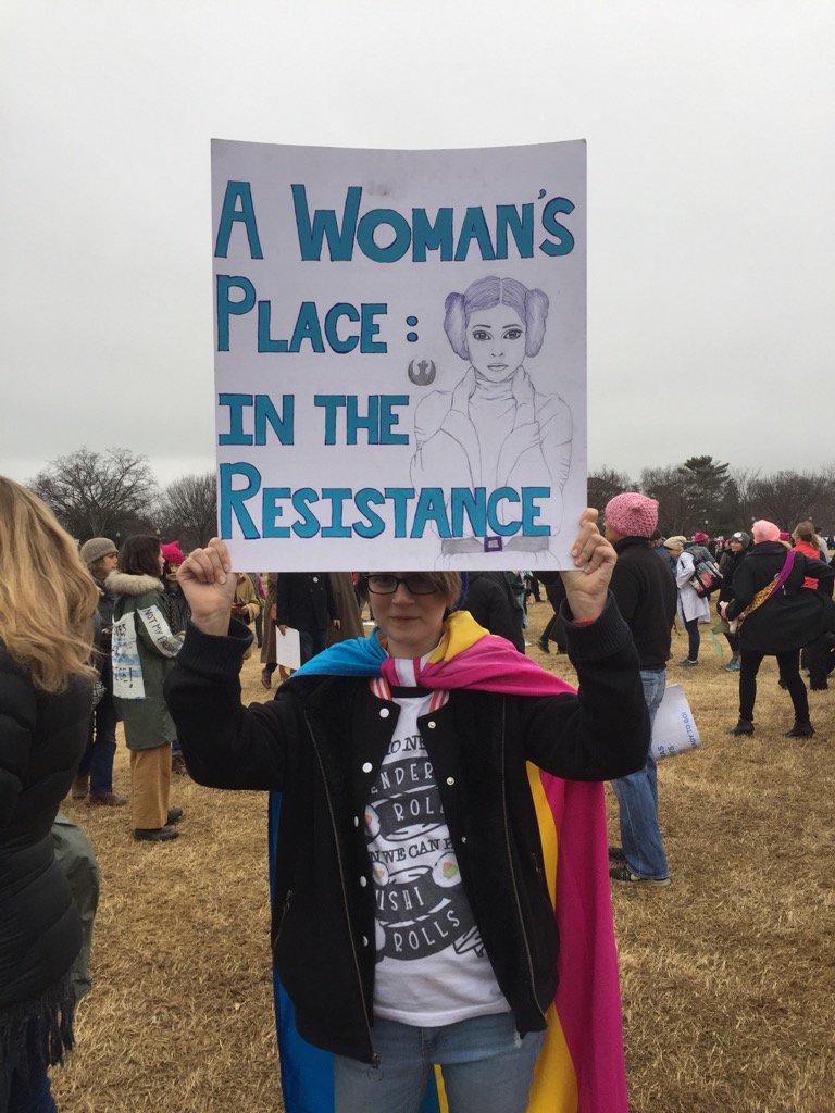 ScopesMonkeys's tweet image. favorite signs from today's #millionwomenmarch