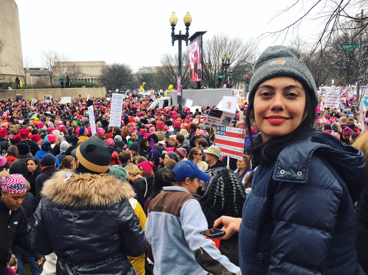 sade_n_freude's tweet photo. The best sign I saw today was "Sshhh, don't tell him about Snapchat." All smiles today, a much needed respite. https://t.co/lxh0FXK6GF