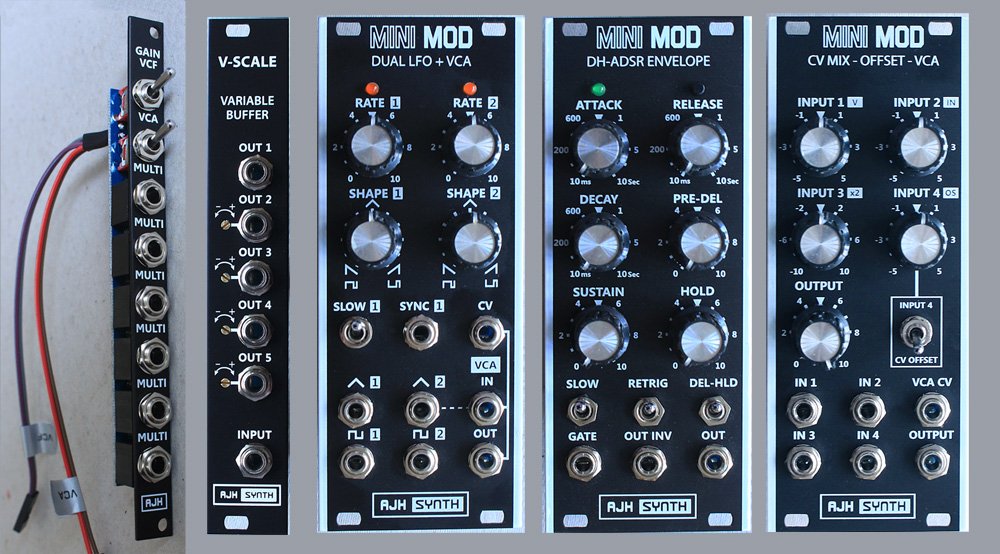 AJHSynth's tweet photo. #Day3 #NAMMShow Here's 5 New #AJHSynth modules - see them on the #Alex4 #Booth4911!  

#nammshow2017 #modularsynth #EuroRack #Music https://t.co/IkzdlpnHeh