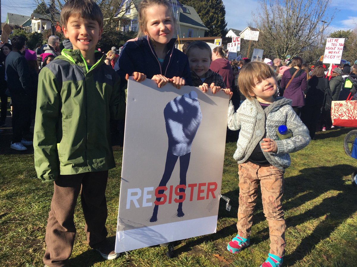 mishacollins's tweet photo. #SPN families represented today. Share your pics with #SPNwomensmarch https://t.co/M5XUwva5IR