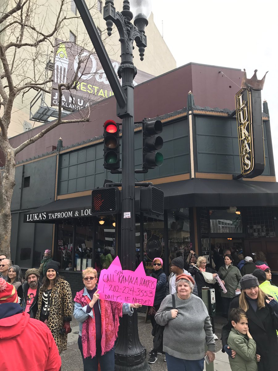 So great to see our restaurants filled with patrons appreciating #oakland #diversity #loaklalbiz #oakindies #oaklandish #womensmarchoakland