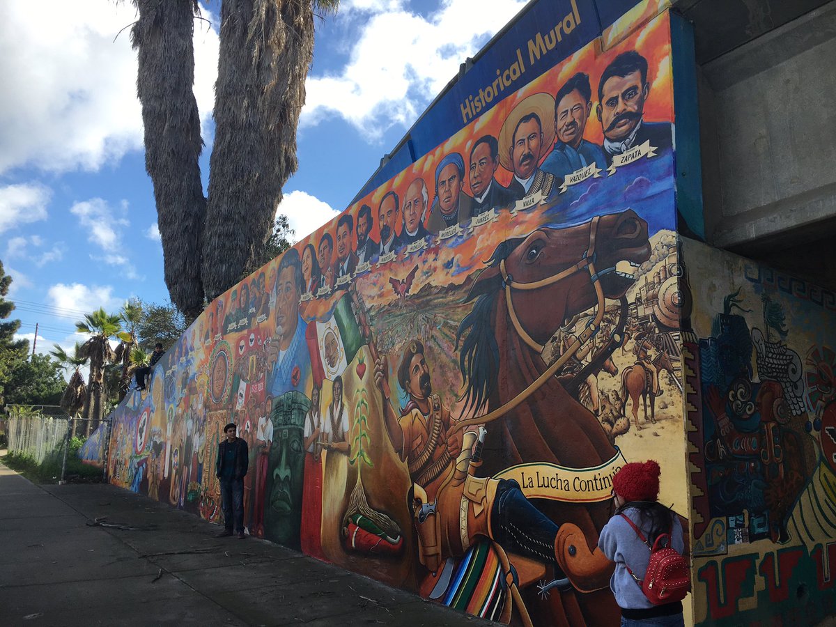soffrita's tweet photo. Murals from the recently made Historical Landmark Chicano Park. Read the article in our issue coming out Jan. 27 https://t.co/jUZA9R9qmB