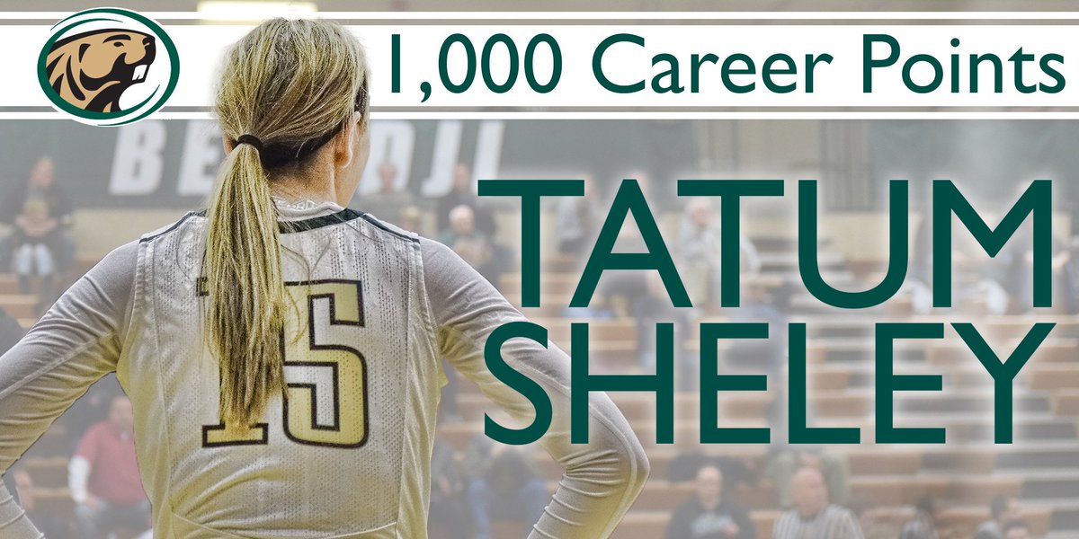 BSUBeaversWBB's tweet photo. 1,000 Point Club: Welcome @GreatTatsby 

#NSICWBB #BothFeetIn https://t.co/ffd7ZTRmHx