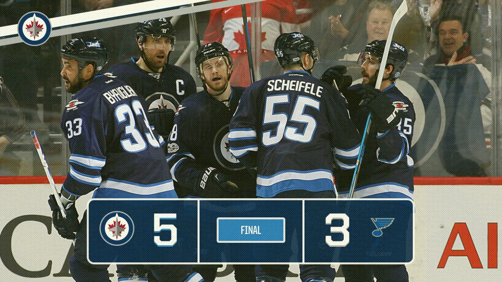NHLJets's tweet photo. #NHLJets win 5-3 over St. Louis! https://t.co/WytsUbcOEg