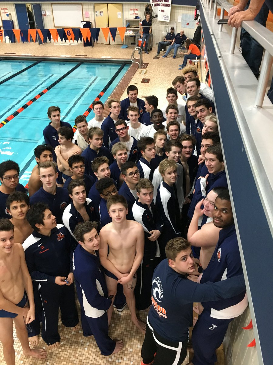 WildkitSwimming's tweet photo. #CheerCheer #BeatThemOffTheBlocks #KitSwim lined up to cheer on Sr Night. https://t.co/Xt80oWtpdJ
