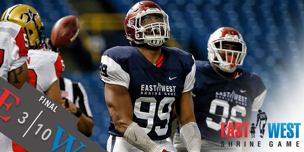 nflnetwork's tweet photo. The West pull away with the victory &amp; the 92nd East West Shrine Game is in the 📚! https://t.co/SLkiR3HU0I