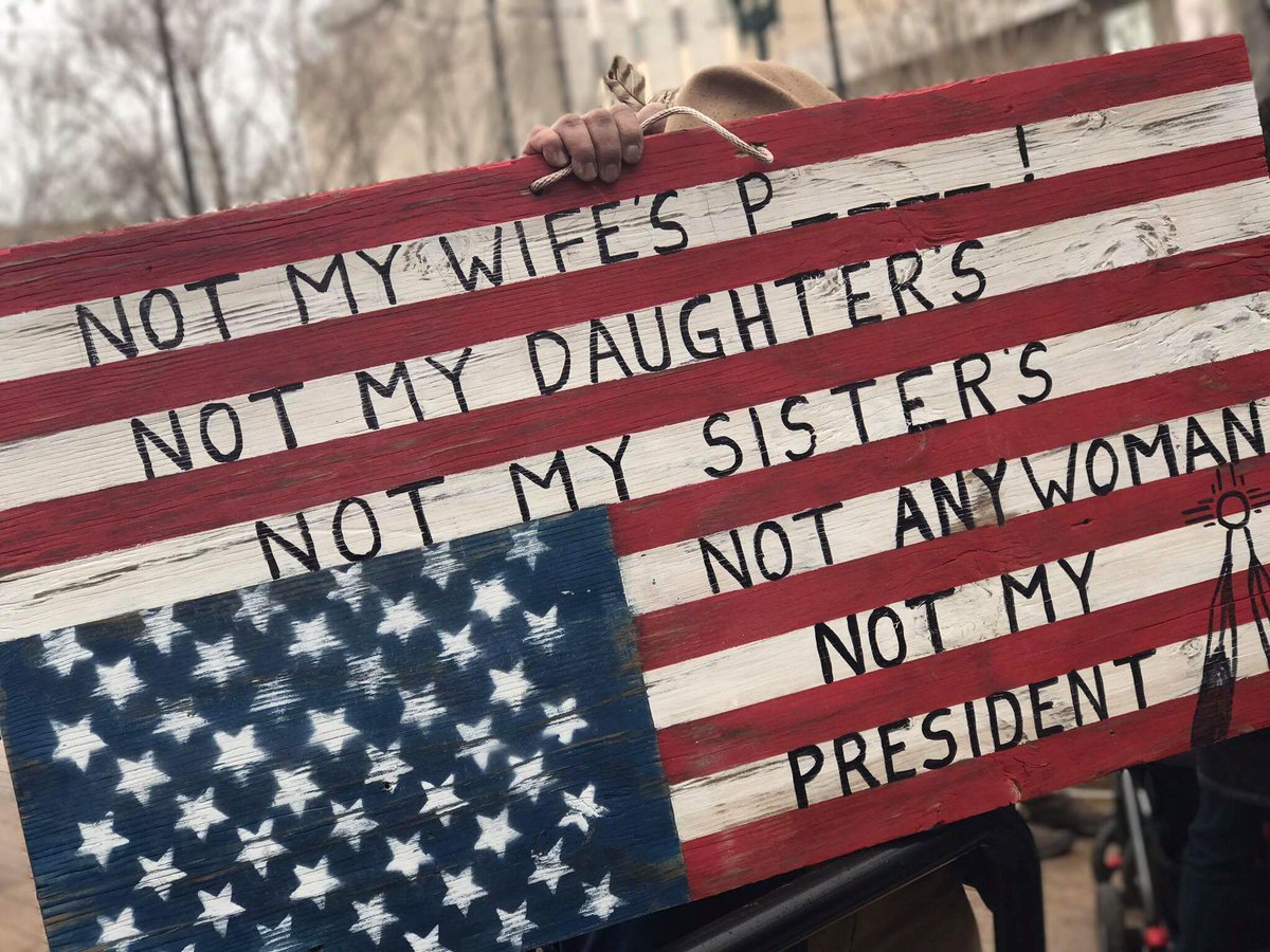 MaciasAndreaa's tweet photo. #WomensMarch in #ElPaso. #NastyWomen #BorderStrong https://t.co/4oofV9nEha