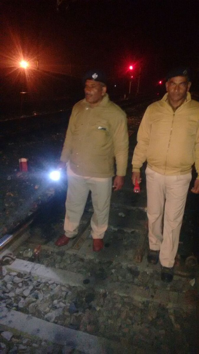 HapurNr's tweet photo. Track checking over Hapur RPF post https://t.co/fAKWVHyoXW