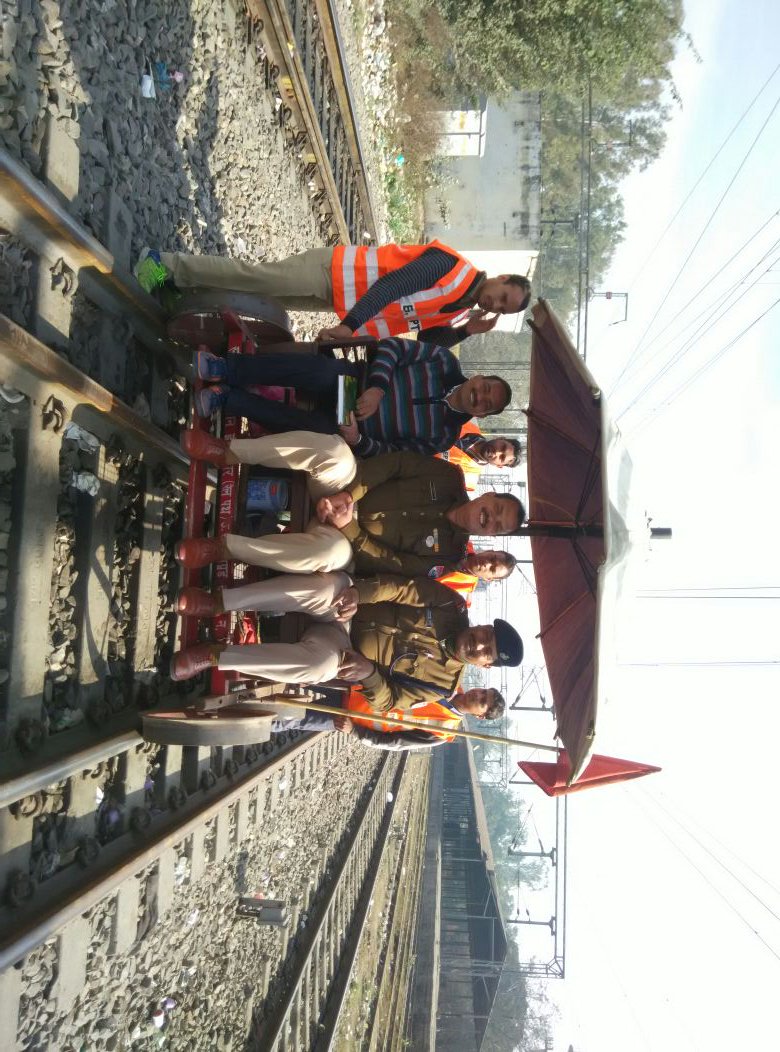HapurNr's tweet photo. Track checking over Hapur RPF post https://t.co/fAKWVHyoXW