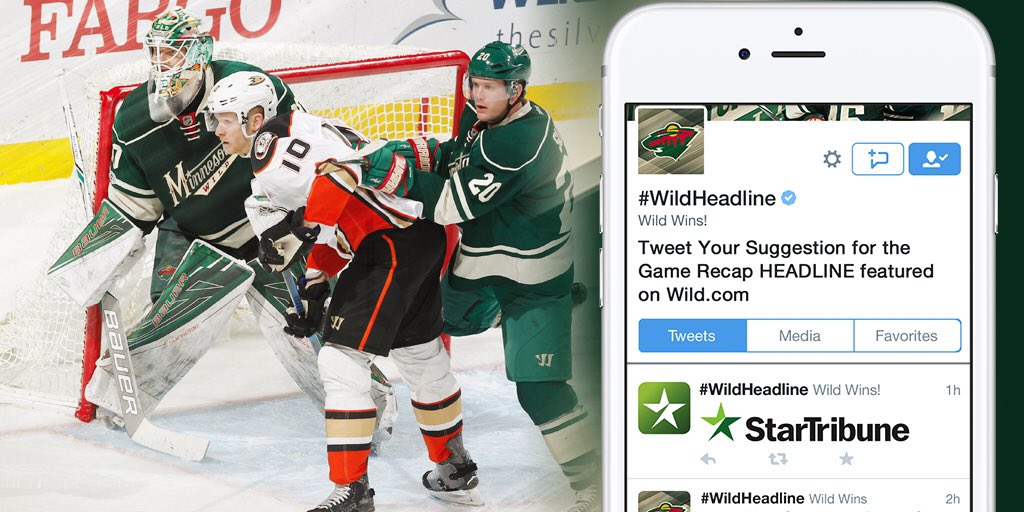 What's your #WildHeadline tonight? #ANAvsMIN https://t.co/CXNjyLIYQf