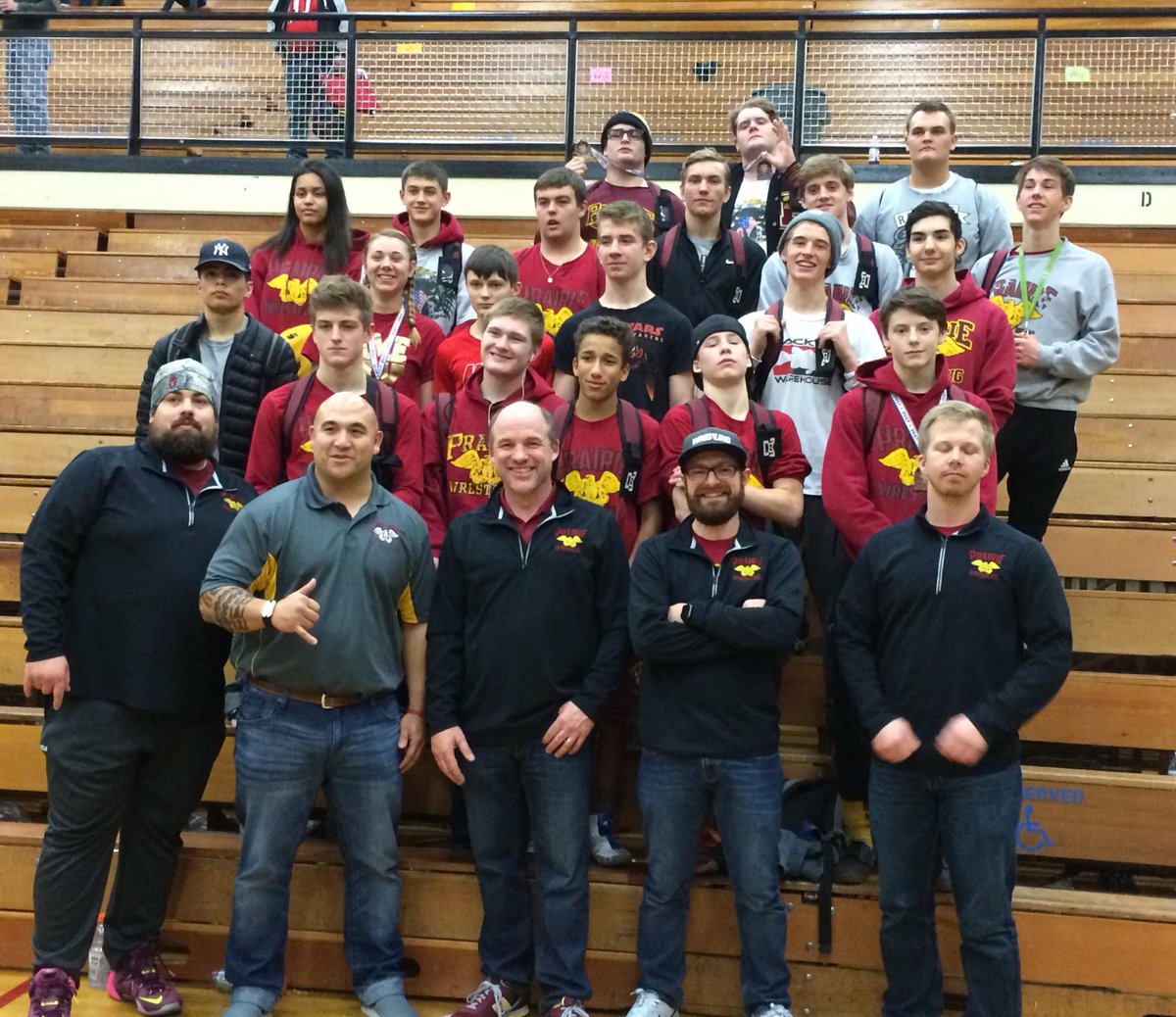 Prairie grapplers capture a school best 3rd  place finish at the 47th Clark County Championship.  Great job wrestlers!