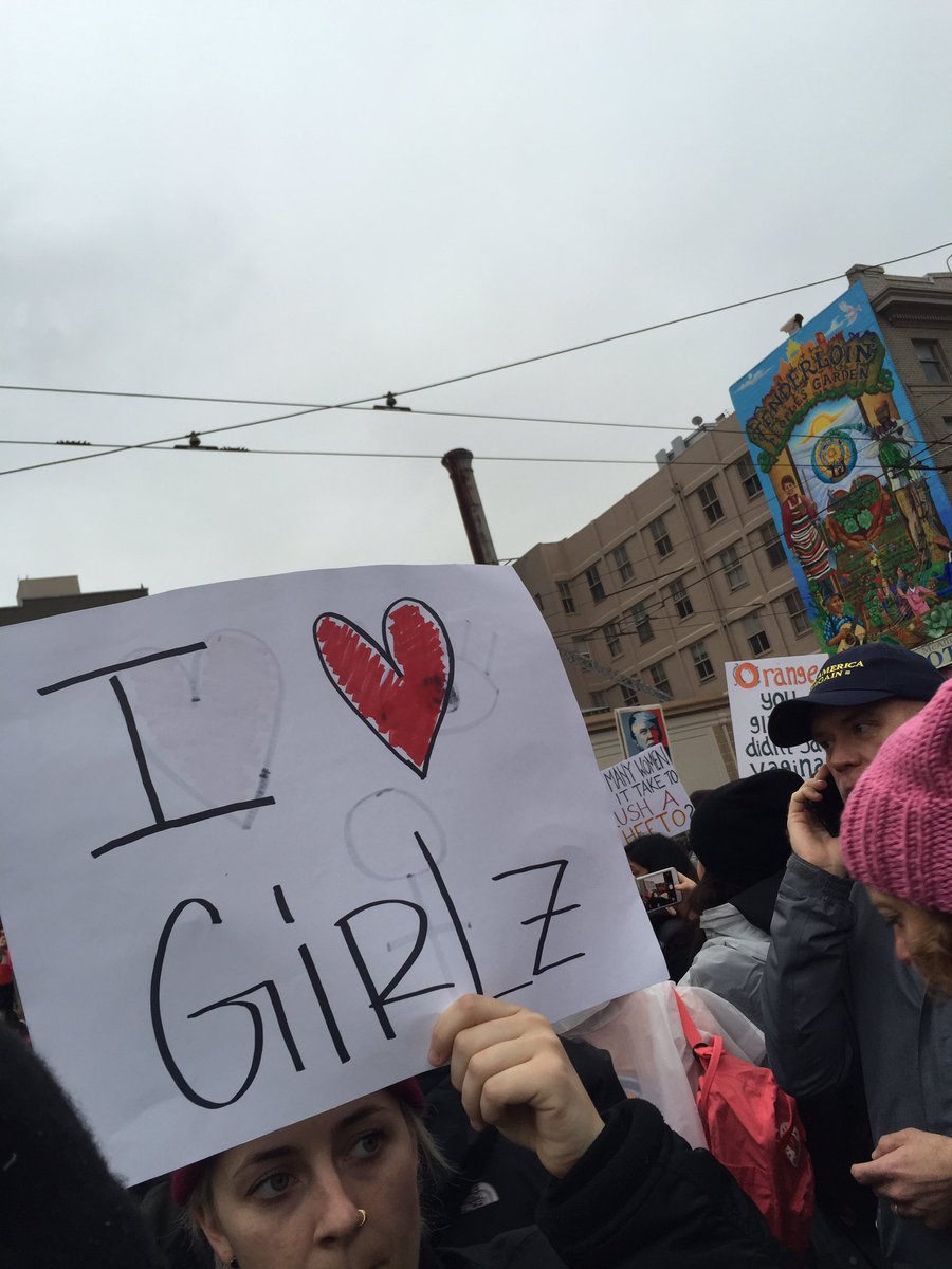 San Francisco #TheResistance standing up at #WomensMarchSf