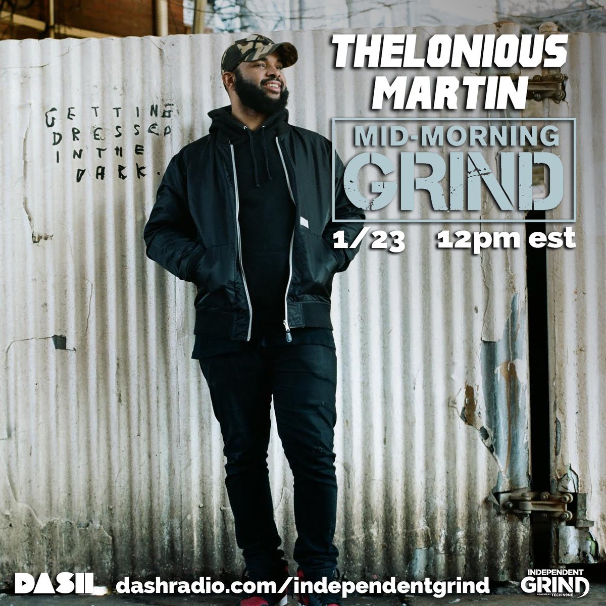 IndieGrindDASH's tweet photo. Coming MONDAY, we're bringing an exclusive interview w/ @KingThelonious to our #MidMorningGrind. Don't miss it!
#LateNightProgramming 📺 https://t.co/7CklkTMqSy