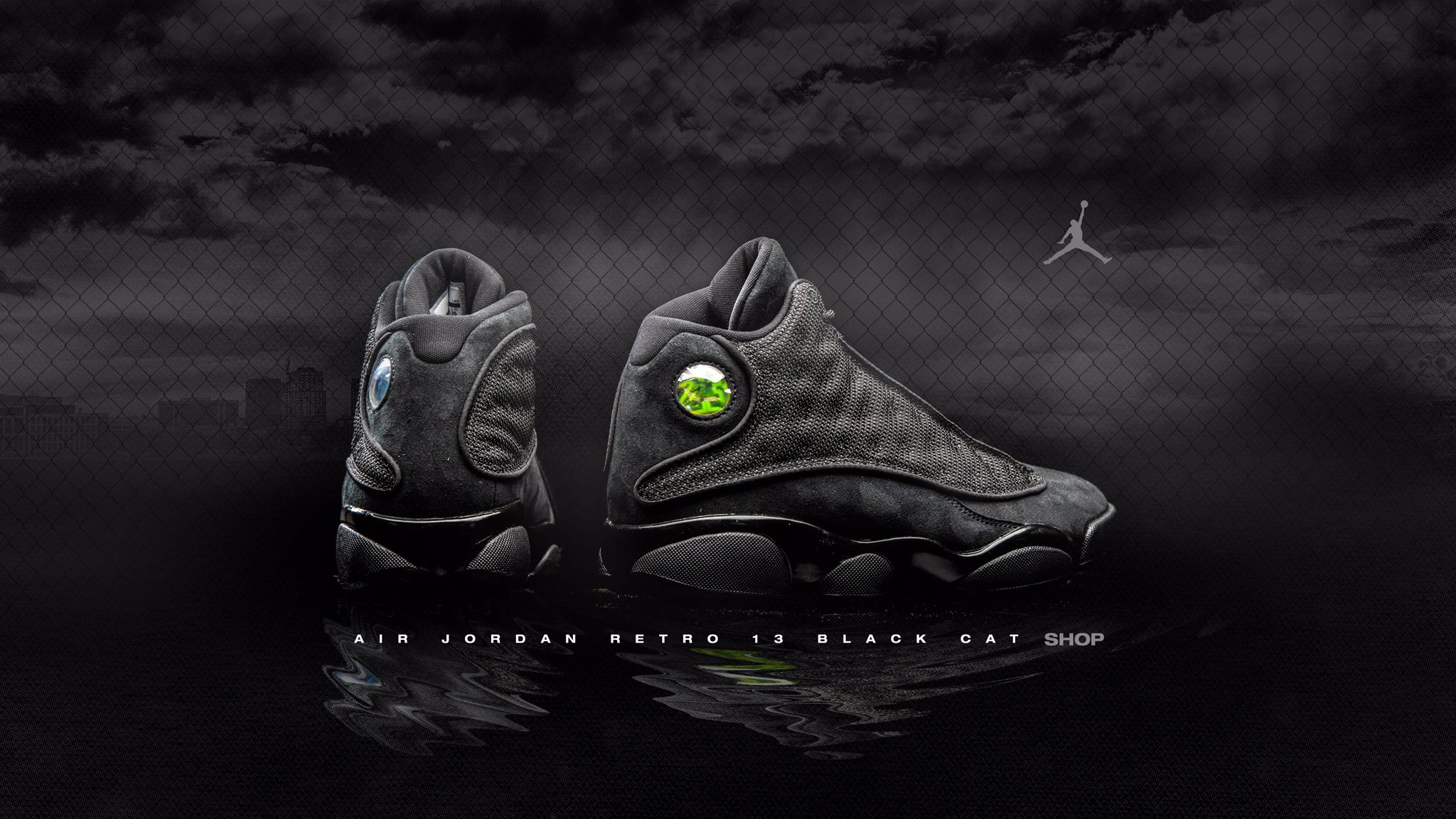Black cat jordan retro 13 sale