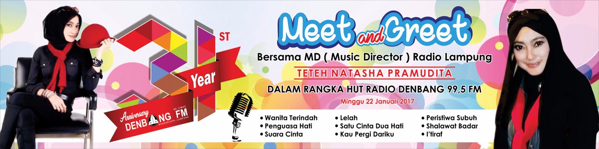 Denbang995FM's tweet photo. #Today w/ Kesayangan Kami @NatashaP18 #31HUTBandarnyaFM
Cc: @rara_go19 @prampermana986 @TemansMedia @weniapriana @KiaHarvesya @RafyRamayana https://t.co/o22jYxZXy8