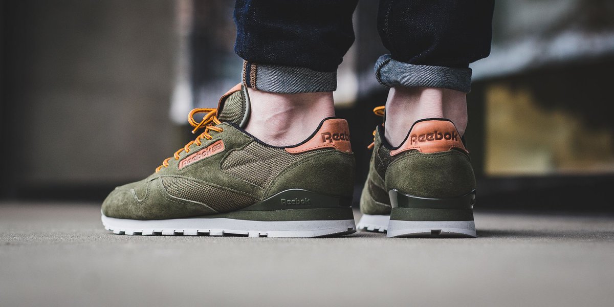 reebok classic leather ol green