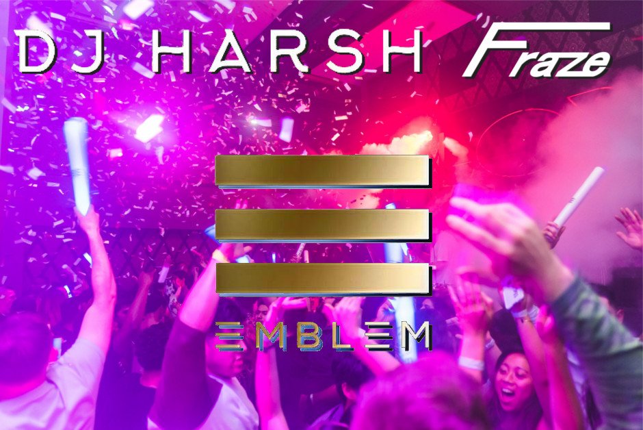 Tonight's the night at <a href="/emblemnightclub/">Emblem Nightclub</a> ! <a href="/misterharsh/">justin harsh</a> and myself will be spinnin' the tunes all night long! It's gonna be 🔥🔥🔥