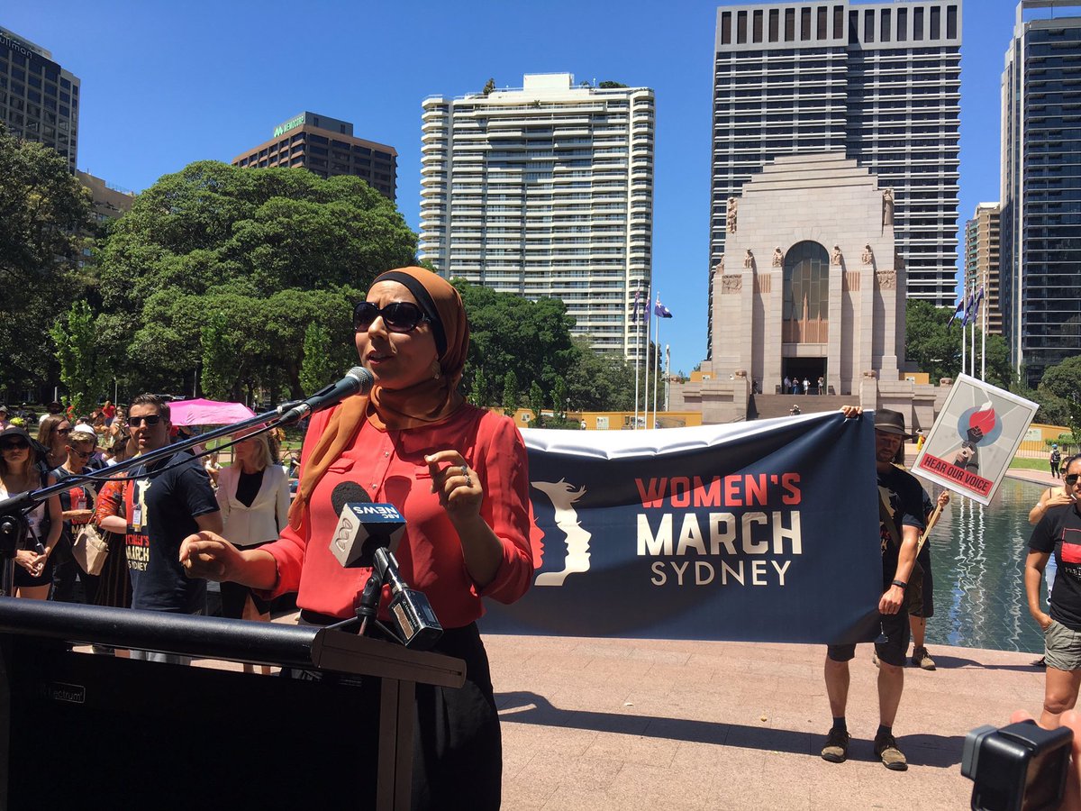 sandylanceley's tweet photo. She’s never once marched against the brutality of Islam towards women &amp; girls..

But there she was..

#WomensMarch @MariamVeiszadeh https://t.co/Xgvr12Cdbb